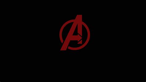 Red Marvel Avengers Logo