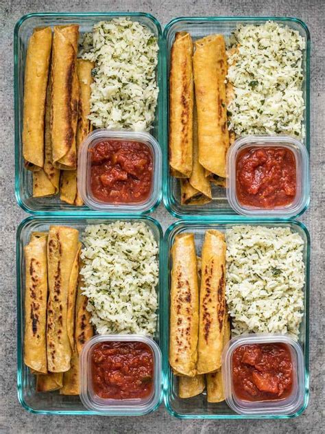 Creamy Black Bean Taquito Meal Prep | Budget Bytes | Bloglovin’