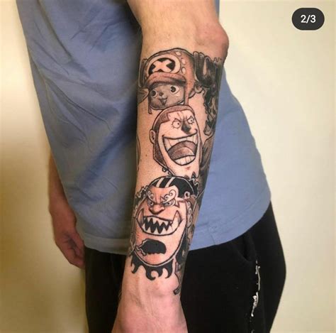 Straw hats tattoo done by @iron.inc : r/OnePiece