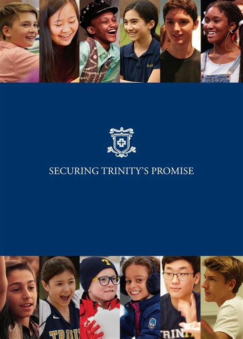 Trinity School - Securing Trinity's Promise by trinityschool1709 - Issuu