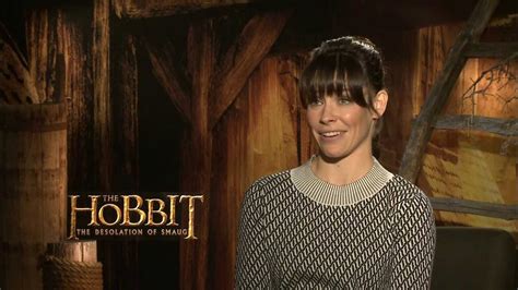 The Hobbit: The Desolation of Smaug (2013) Exclusive Evangeline Lilly Interview - YouTube