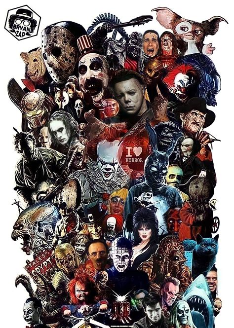 Horror collage | Horror movie icons, Horror movies, Horror art