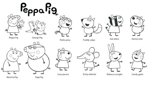 Peppa Pig Coloring Pages Birthday – Warehouse of Ideas