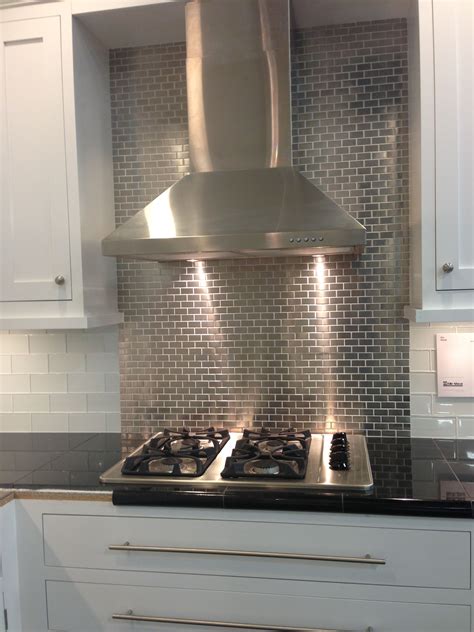 Bringing A Modern Touch To Your Kitchen: Stainless Steel Backsplash Tile - Home Tile Ideas