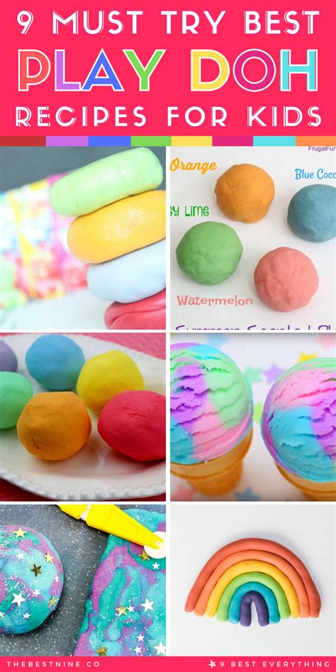 The 9 Top Best Play Doh Recipes Kids Love | Playdoh recipe, Best play ...