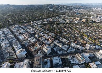 Aerial View Beverly Hills California West Stock Photo 1118598722 ...