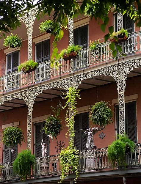 New Orleans - French Quarter "Cast-Iron Balcony" | New orleans french ...