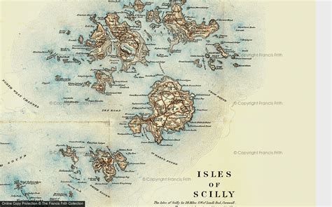 Old Maps of Isles of Scilly, Isles of Scilly - Francis Frith