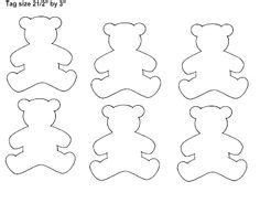 Teddy Bear Template | To print templates: Click on picture and then copy and save to your ...