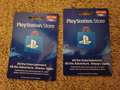 I HAVE A HUGE PROBLEM!!! I got these $100 gift cards for my PS5, but it says they're for PS4 ...