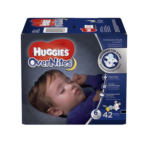 HUGGIES OverNites Diapers, Size 6, 42 ct., Overnight Diapers