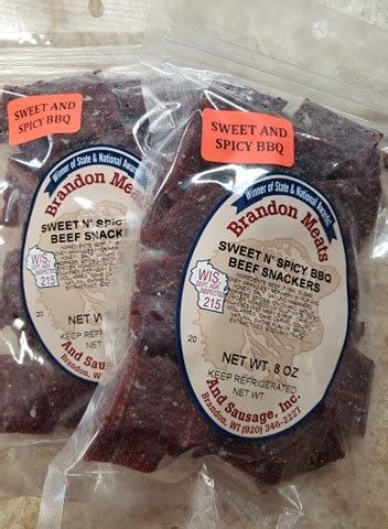 Sweet and Spicy Snackers - Snackers - Brandon Meats & Sausage