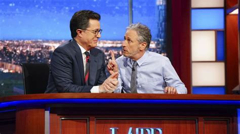 Jon Stewart Returns to 'The Late Show' With a Message for the Media: Watch