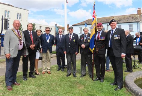 Photos: Mayor leads Burnham-On-Sea ceremony to mark Armed Forces Day