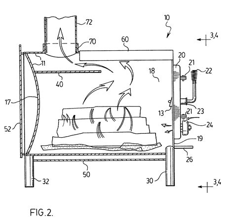 Stove Baffle Plate Position - STOVESO