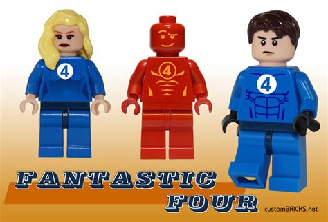 customBRICKS: Fantastic Four Minifigures