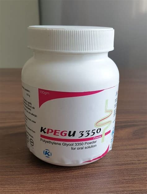 Polyethylene glycol 3350 powder for oral solution at best price in Baddi