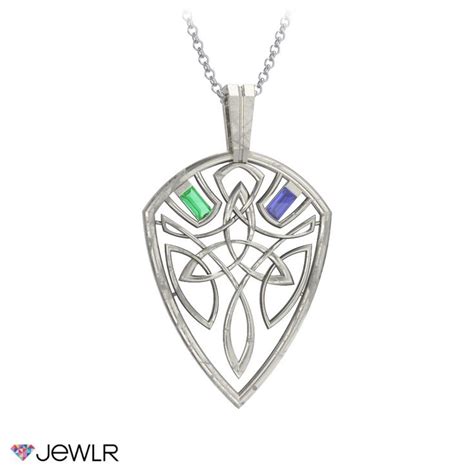 This shield necklace is a unique symbol of protection for yourself, or the perfect gift for a ...