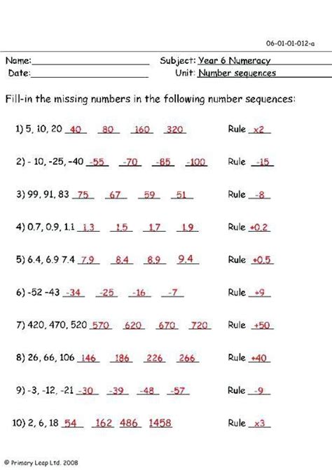 30++ Arithmetic Sequence Worksheet Answers – Worksheets Decoomo