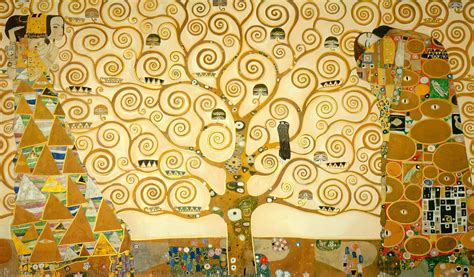 Reproduções De Pinturas A Árvore da Vida, Estocleto Frieze, 1909 por Gustav Klimt (1862-1918 ...