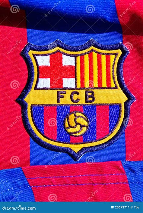 Emblem of FC Barcelona editorial photo. Image of logo - 20673711