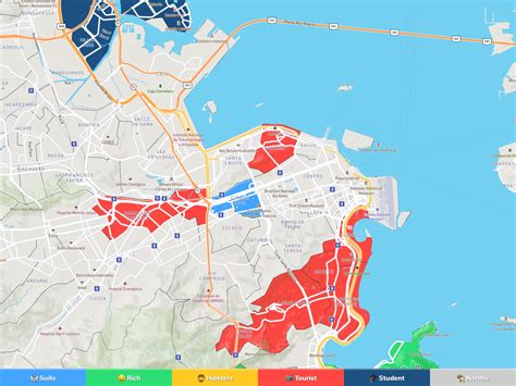 Rio de Janeiro Neighborhood Map