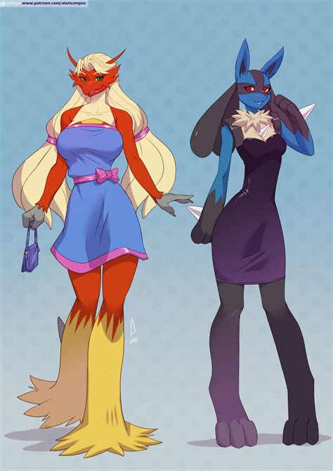 Blaziken and Lucario (Pack06) by playfurry on DeviantArt