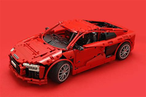 LEGO MOC Audi R8 V10 (1:10) by Artemy Zotov | Rebrickable - Build with LEGO