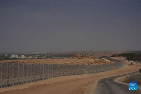 Israel announces completion of high-tech barrier around Gaza - Xinhua