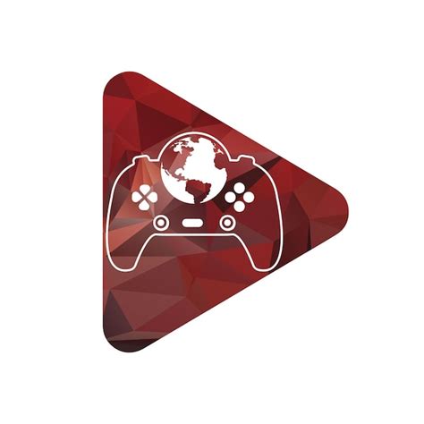 Premium Vector | Game globe logo icon design online gamer world logo ...