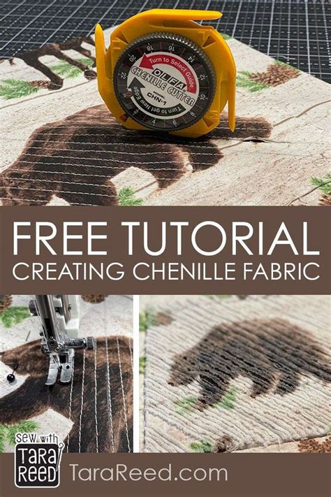 TUTORIAL: How to Make Your Own Chenille Fabric - Tara Reed Designs Inc