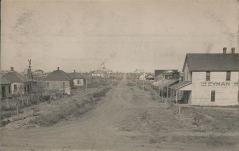 Deerfield, Kansas circa 1908 Postcard