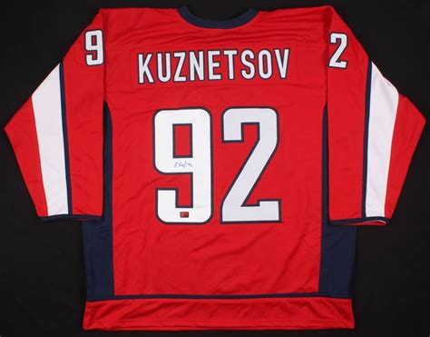 Evgeny Kuznetsov Signed Washington Capitals Jersey (Your Sports Memorabilia Store COA)