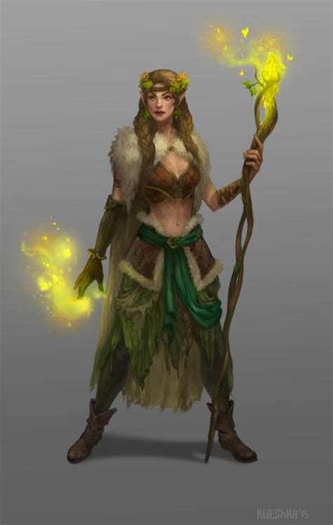 human female druid art - gabshong