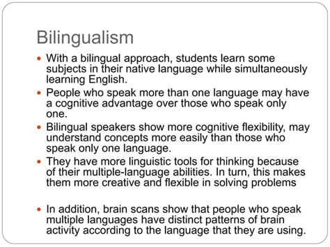 Cognition and Language