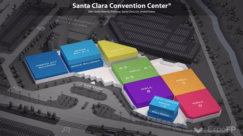 Santa Clara Convention Center floor plan