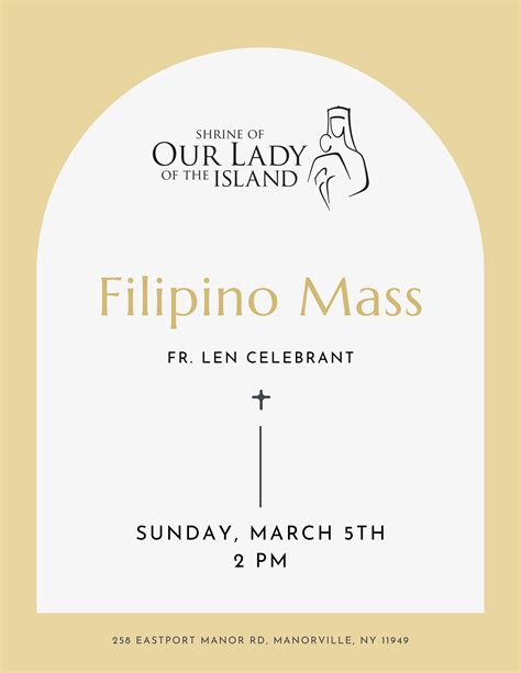 Filipino Mass — Shrine of Our Lady of the Island