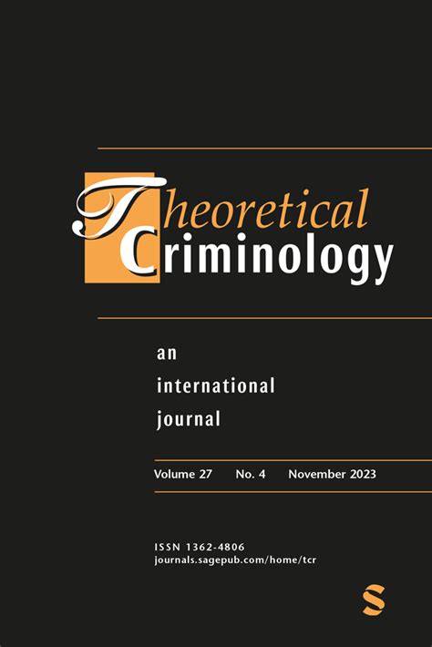 Criminology & Criminal Justice: SAGE Journals