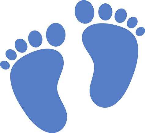 Baby Foot Vector Clipart - Full Size Clipart (#5785193) - PinClipart