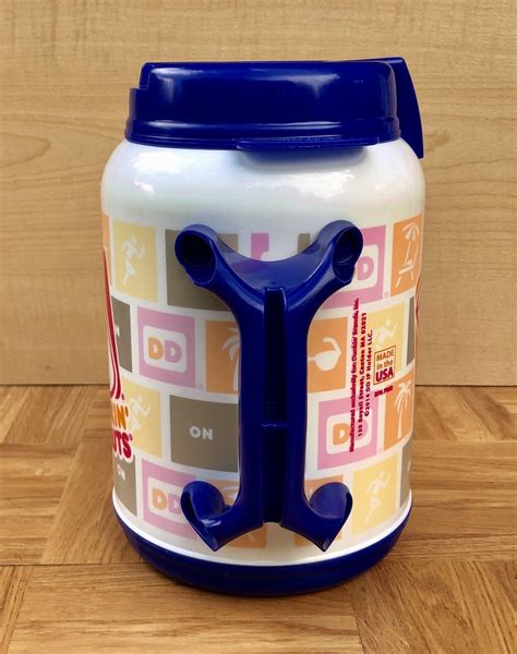 44 oz Jumbo DUNKIN DONUTS Insulated Travel Mug by WHIRLEY - Drink Containers & Thermoses