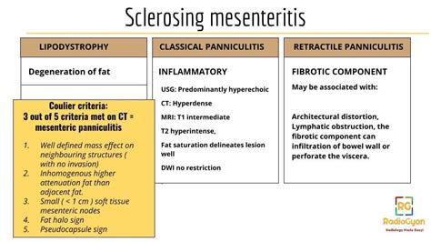 Misty Mesentery (Sclerosing Mesenteritis) | Radiology Case | - RadioGyan