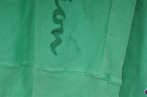 Champion Mens Lime Green Reverse Weave Spellout Crewn… - Gem