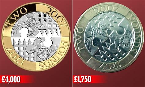 These rare two pound coins are being sold on eBay for up to £4000 but ...