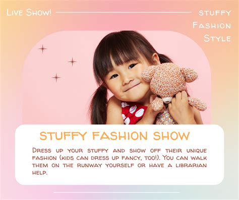 Stuffy Fashion Show - THOMAS MEMORIAL LIBRARY