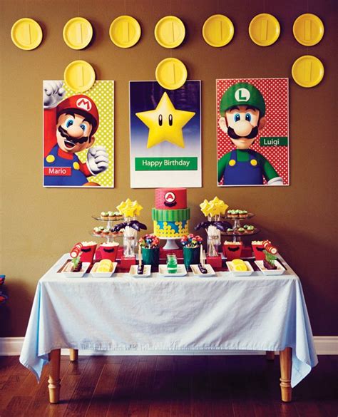 Super Mario Bros Party Decoration Ideas – Leadersrooms