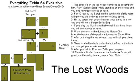 Ocarina Of Time Lost Woods Map – Map Of The Usa With State Names