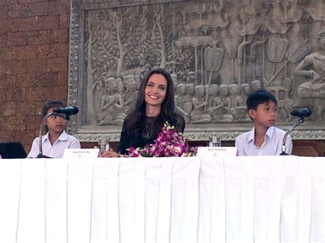 Angelina Jolie Steps Out at Cambodia Premiere of Her New Film