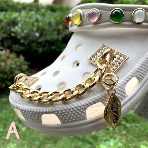 Croc Charms Chain Croc Charms Chains Pack Shoe Charms for | Etsy in ...