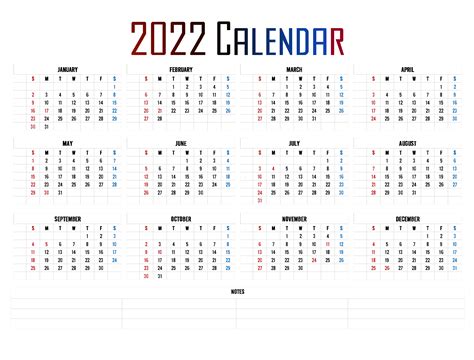 2022 Calendar PNG Transparent Images - PNG All