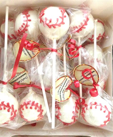 Baseball Cake Pops - CakeCentral.com